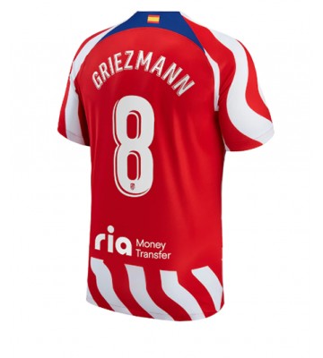 Atletico Madrid Antoine Griezmann #8 Hjemmedrakt 2022-23 Kortermet